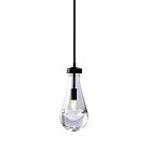 Подвесной светильник Delight Collection MT9093-1H black brushed gold Raindrop