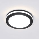 Светильник встраиваемый 5W 3300K чёрный Elektrostandard DSKR80 Aster a063989
