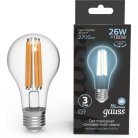 Лампа светодиодная Gauss 102902226 E27 26W 4100K прозрачная Filament