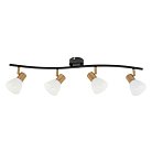 Спот Arte Lamp A3117PL-4BK Falena