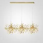 Люстра Tezani Argent Suspension Linear Gold 3 L110 177957-22 ImperiumLoft