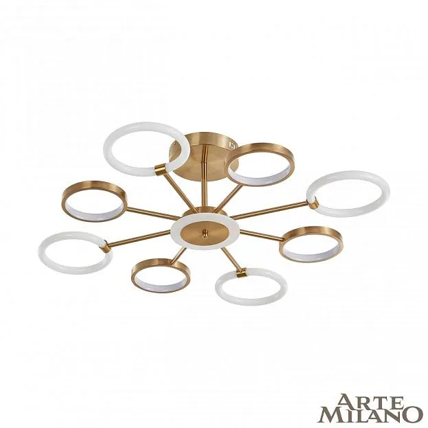 Потолочная люстра Arte Milano 277240/8 GD Neapolis-77240 Потолочная люстра Arte Milano 277240/8 GD Neapolis-77240