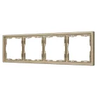 Рамка пластиковая FRM-NOBE-SFPL-4-GD Arlight 054225