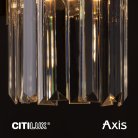 Бра хрустальное с выключателем Хром Citilux CL313411 AXIS