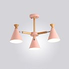 Люстра OLA 3 плафона. Цвет розовый. Lampatron 1416-223