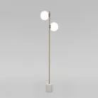 Напольный светильник с мраморным основанием Eurosvet 01158/2 латунь a064390 Marbella