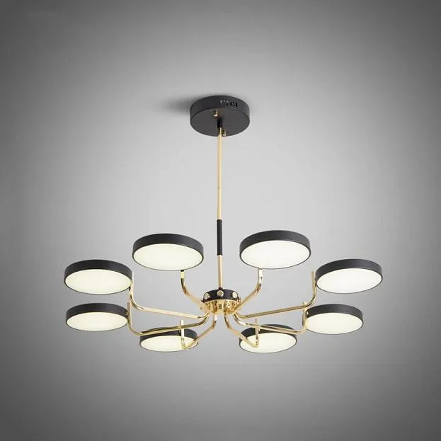 Люстра на штанге TAVIS D93 Black ImperiumLoft 229006-26 TAVIS01