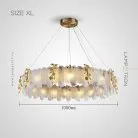 Кольцевые люстры и светильники CYPRIAN Размер XL Lampatron 8914-25224