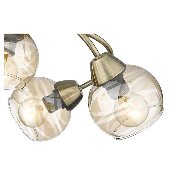 светильник потолочный, E14, 5x40W Velante 216-507-05 Классический стиль