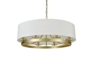 Подвесная люстра Newport 3558/С brass Sara