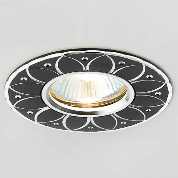 Встраиваемый светильник Ambrella light A805 BK/AL Встраиваемый светильник Ambrella light A805 BK/AL