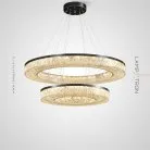 Кольцевые люстры и светильники OLAGUS Lampatron 8095-22125