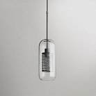 Подвесной светильник CATCH F Cylinder S. Цвет серебро. Lampatron catch-f-silver-cyl-s 996-296