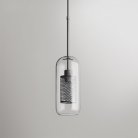 Подвесной светильник CATCH F Cylinder S. Цвет серебро. Lampatron catch-f-silver-cyl-s 996-296