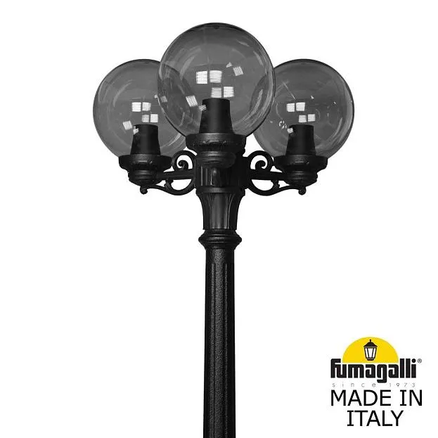 Садово-парковый фонарь FUMAGALLI ARTU BISSO/G250 3L G25.158.S30.AZE27 Черный