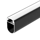 Профиль 2м WARDROBE-1930-2000 ANOD BLACK Arlight 054943