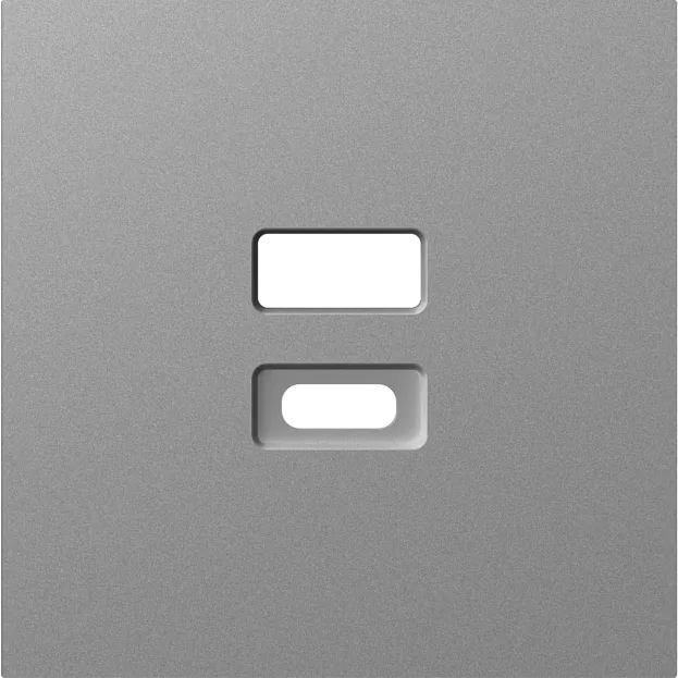 Накладка для розеток USB, сталь, Donel DE28637 A07 Накладка для розеток USB, сталь, Donel DE28637 A07