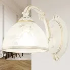 Бра с плафоном Arte Milano 349737/1W WT+G