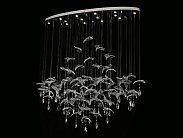 Подвесная люстра Newport 8220/140 С oval chrome