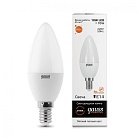 Лампа Gauss 33110 E14 10W 2700K свеча матовая Elementary