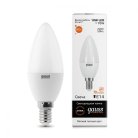 Лампа Gauss 33110 E14 10W 2700K свеча матовая Elementary