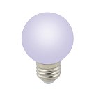 Лампочка светодиодная Volpe LED-G60-3W/RGB/E27/FR/С