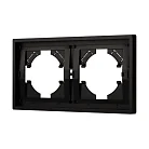 Рамка пластиковая FRM-TENDO-PL-2-BK (Arlight, Черный) 053840