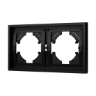 Рамка пластиковая FRM-TENDO-PL-2-BK (Arlight, Черный) 053840