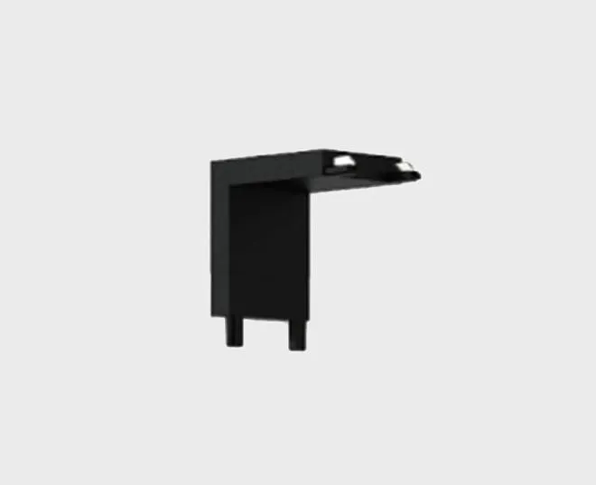 Соединитель вертикальный угловой ItalLine IT09-9032 black