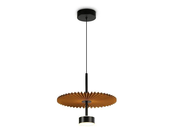 Подвесной светодиодный светильник Ambrella light LH72607 BK/CF 