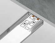 Алюминиевый профиль накладной Ambrella light GP1800AL Alum Profile