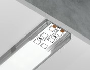 Алюминиевый профиль накладной Ambrella light GP1800AL Alum Profile