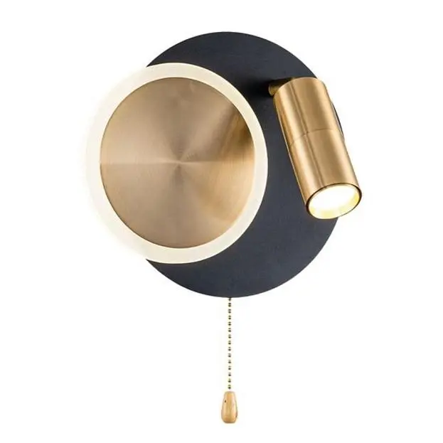 Настенный светильник Arte Lamp A2213AP-2BK SYRMA Настенный светильник Arte Lamp A2213AP-2BK SYRMA