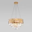 Подвесная люстра Eurosvet 10124/5 золото/прозрачный хрусталь Strotskis Smart (10113/5) a054440 Ariana