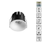 Светильник встраиваемый с переключателем цв. температуры IP20 LED 7W 100-265V 3000К/4000К/6000К Novotech 359884 ECLAT