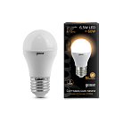 Лампа Gauss 105102107 LED Globe E27 6.5W 2700K