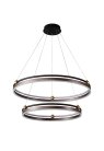 Подвесной светильник Crystal Lux FERNANDO SP123W LED D600+800 COFFEE/BLACK