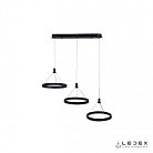 Подвесная люстра iLedex D075-3 BK Libra