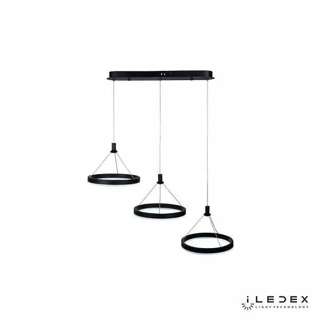 Подвесная люстра iLedex D075-3 BK Libra