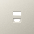 Накладка для розеток USB, матовый кашемир, Donel DE28635 A07