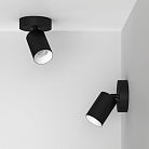 Накладной поворотный светодиодный светильник Ledron SAGITONY R1 S60 Dim Black-White 4000K