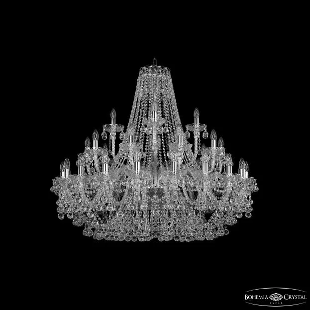 Люстра хрустальная Bohemia Ivele Crystal 1409/20+10+5/400 Ni