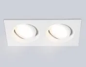 Встраиваемый светильник Ambrella light TN102745/2 WH белый IP20 GU5.3/2 180*95*25