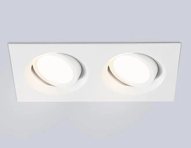 Встраиваемый светильник Ambrella light TN102745/2 WH белый IP20 GU5.3/2 180*95*25 Встраиваемый светильник Ambrella light TN102745/2 WH белый IP20 GU5.3/2 180*95*25