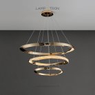 Кольцевые люстры и светильники MERLIN Модель А. Три кольца Combo S+M+L Lampatron 8596-23952