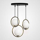 Подвесной светильник HOOP-TRIO Латунь, Круг, Диск ImperiumLoft 179631-26 HOOP-TRIO01