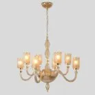 Люстра Crystal Lux SILVESTRO SP8 AMBER