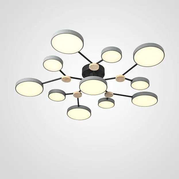 Потолочная Люстра Gamma D102 Grey ImperiumLoft 223767-23 Потолочная Люстра Gamma D102 Grey ImperiumLoft 223767-23