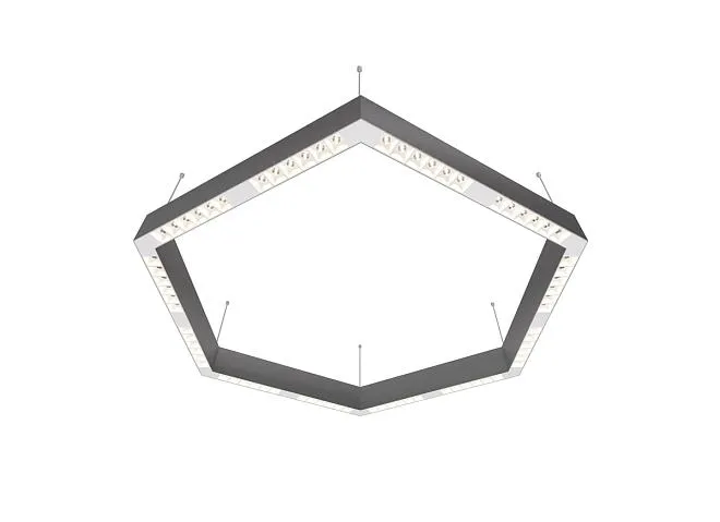 Подвесной светодиодный светильник 0,9м 72Вт 48° Donolux dl18515s111а72.48.900ww Eye-hex Подвесной светодиодный светильник 0,9м 72Вт 48° Donolux dl18515s111а72.48.900ww Eye-hex